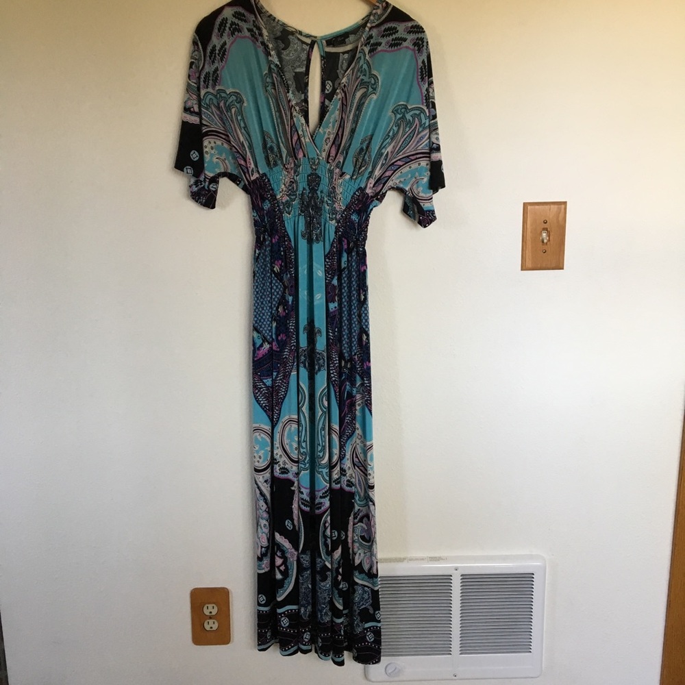 Flowy Maxi Dress, XL